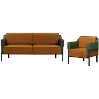 AEA Wohnzimmer Sofagarnitur 3+1 Sitzer Sofa Sessel Polster Couchen Luxus Set 2tlg