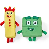 Learning Resources Peluches Numberblocks Three and Four - Jouets éducatifs