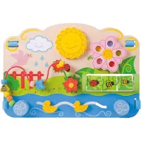Bigjigs Tableau d'activités en bois Fleur