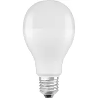 Osram Lampe LED , modèle Classic A, forme A, LED, finition mate, 19 W (équivalent 150 W), 2452 lm, lumière blanc chaud, 2700 K, durée de vie de 15000 heures, indice de rendu des couleurs (IRC) de 80