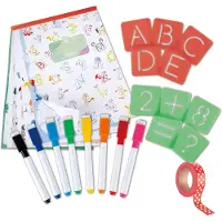 Hape Pochoirs ABC et chiffres