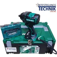 HiKOKI 36V Multi Volt Clé à choc sans fil 1/2" WR36DH DE + boîte à douilles en HSC II