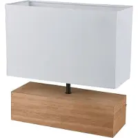 TRIO Lampe de table rurale Woody