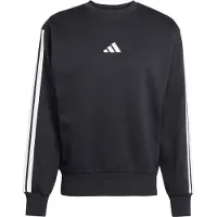 Adidas Essentials 3 Stripes Fleece Sweatshirt Noir XL Homme