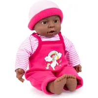 Bayer Design 94001AI Poupon Bébé, Poupée Interactive Baby, fille, 12 sons de bébés