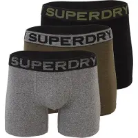 Superdry M3110476a Boxers 3 Units Multicolore M Homme