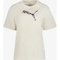 Puma T-shirt fonctionnel 'ESS' gris / noir / blanc cassé