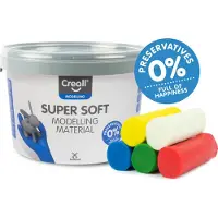 Havo Pâte à modeler Creall-Supersoft 1750 g en 5 couleurs