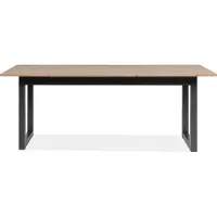 Veriaffari.it CALICOSY - Table à manger extensibleReproduction chêne et anthracite L200/240 cm - DENVER