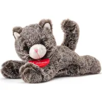 LUMPIN chat Chicky gris foncé 20 cm 94174