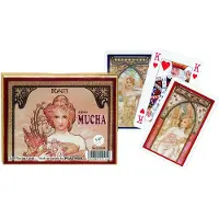 Piatnik Mucha Beauty Cartes à jouer - Double jeu