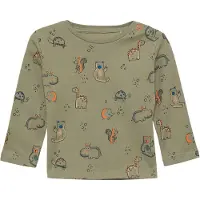 s.Oliver T-Shirt bleu / olive / orange / noir