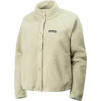 Columbia Jasper Ridge Pebbled Snap Full Zip Fleece Vert L Femme