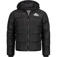Lonsdale Veste d’hiver 'Trover' noir / blanc