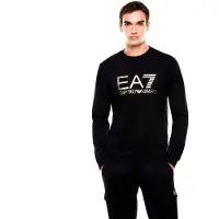Emporio Armani pour homme. 7M002278_AF22266 Sweatshirt Core noir (3XL), Casuel, Coton