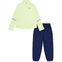 Nike Dri Fit Miler Long Sleeve Set Jaune,Bleu 24 Months-3 Years Garçon