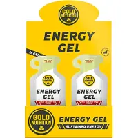 Gold Nutrition Energy Gels Box Wild Berries 40g 16 Units Jaune