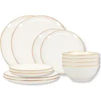 Salt & pepper Ensemble de service - 4 personnes - Artisan - ø 28 cm - 12 pièces
