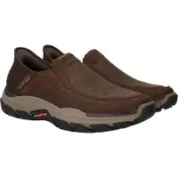 SKECHERS Slip-Ins: Respected - Elgin Slip-Ins Sportief - Cognac - Maat 40