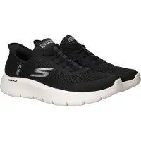 SKECHERS Slip on 'Slip-Ins: GO WALK Flex - Grand Entry' noir chiné