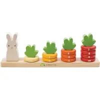 Tender Leaf Toys Tender Leaf Jeu de comptage en bois carottes - Jouets éducatifs Apprendre les chiffres