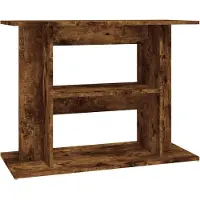 vidaXL Support pour aquarium chêne fumé 80x35x60 cm bois composite