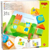 Haba Jeu de pose Animal carré