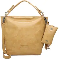 Fritzi aus Preußen sac shopper sac à épaule bandoulière Vintag Fritzi Hobo 1 Honey Mustard jaune