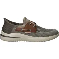 SKECHERS Slip-Ins: Delson 3.0 Sportief - Taupe - Maat 48.5