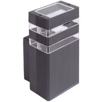 Zext Applique d'extérieur 1xGU10 IP 54 aluminium anthracite Ecolight EC79028