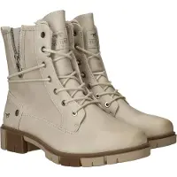 Mustang Veterschoenen Hoog Veterschoenen Hoog - gebroken wit - Maat 40