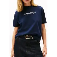 Tommy Hilfiger T-shirt à Manches Courtes Script Modern