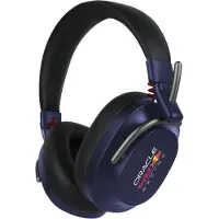Red Bull Racing Casque ORACLE sans fil, pliable, BT 40 mm, portée : 10 m, noir et blanc