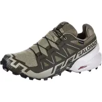 Salomon Chaussure de course 'Speedcross 6' kaki / vert foncé