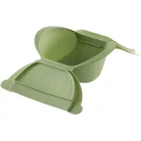 Lékué Vapeur, Cuiseur vapeur + cuiseur à riz, Vert