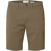 Selected Slim Miles Flex Shorts Vert M Homme