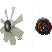 Hella Ventilateur de refroidissement moteur 24 V 5 broches IAM-Expertise adapté entre autres à VOLVO FH12