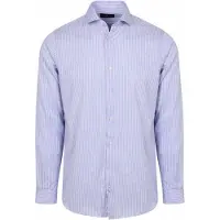 Steppin' Out Chemise Twill Bleu Clair Rouge Rayé
