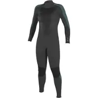 O'Neill Epic 4/3 Mm Woman Long Sleeve Back Zip Neoprene Suit Gris 10 Femme