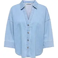 ONLY Chemisier 'ONLMontes' bleu clair