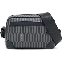 Armani Exchange pour homme. XM002221AF22637MC178 Mini sac à bandoulière noir (OSFA), Casuel, Coton