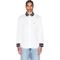Armani Exchange pour homme. XM002267AF22640U0009 Polo type blanc (XXL), Casuel, Coton, Manche longue