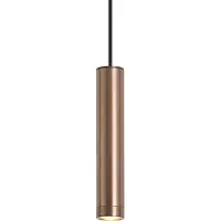 QAZQA Suspension design bronze foncé GU10 50mm IP44 - Tuba