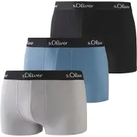 s.Oliver Boxers bleu clair / gris / noir