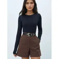 Trend Alaçatı Stili T-shirt noir