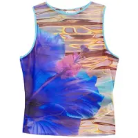 Desigual Haut bleu marine / bleu clair / jaune / rose