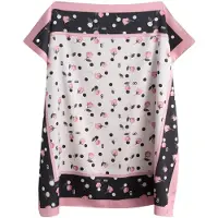 Ted Baker Écharpe rose / noir / blanc