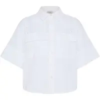 Fransa Chemisier 'FRBlair' blanc