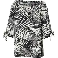 Hailys Chemisier 'Lo44tty' noir / blanc