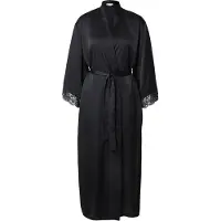 Etam Robe de chambre 'DESIRE' noir